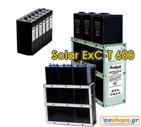 Μπαταρία φωτοβολταϊκών Unibat 2V UNIBATPOWER FOR LIFE Solar ExC-T 600 (603Ah c120) 