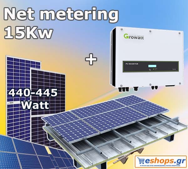 Net-metering 15kw σε κατοικίες ή επιχειρήσεις
