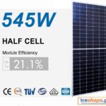 Φωτοβολταϊκή ηλιακή ενέργεια: Φωτοβολταικό Eco 545-550 watt mono half cell Eco ES -545MONO/182-144-European certified  για αυτόνομα φωτοβολταικα- νετ μετερινγκ – φωτοβολταικα στεγης